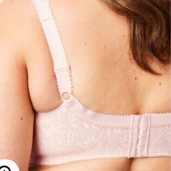 Playtex 4693 18 Hour Comfort Gel Strap Rose Bra Pink 38D - Picture 3 of 9